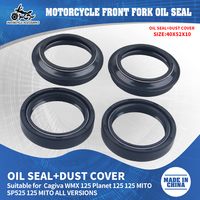 SJ 40x52x10 Motorcycle Accessories Front Fork Shock Absorber Oil Seal Dust Cover For Cagiva Super City 125 Planet 125 MITO SP525