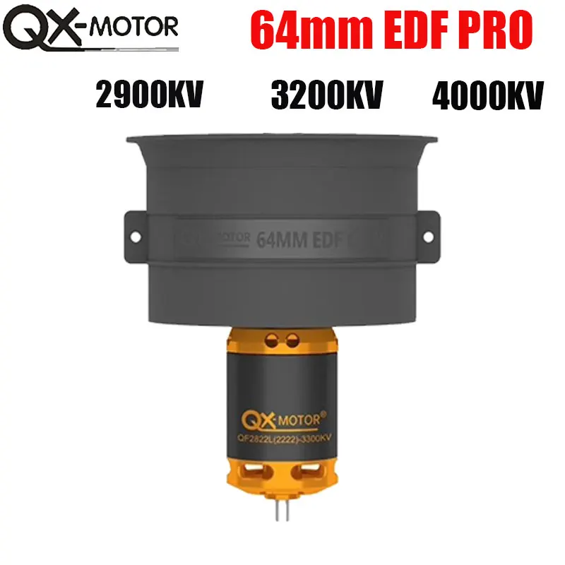

QX-MOTOR 64 мм 5-лопастной импеллер EDF для радиоуправляемых реактивных самолетов