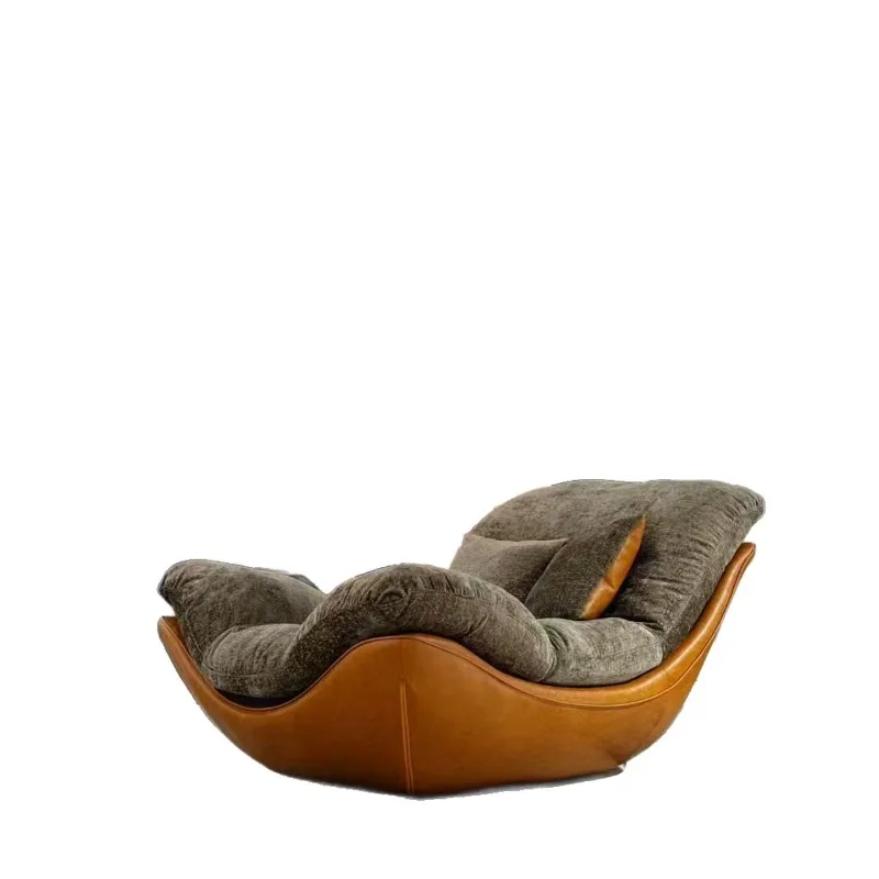 Modern simple living room balcony leisure chair sofa recliner household lazy bedroom advanced chair