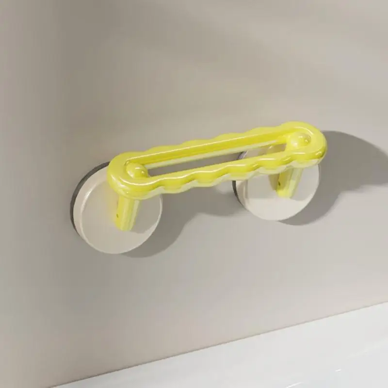 

Y1UD Suction Cup Glass Door Handle Removable Glass Door Handrail Waterproof Sliding Door Handle Replacement Handrail