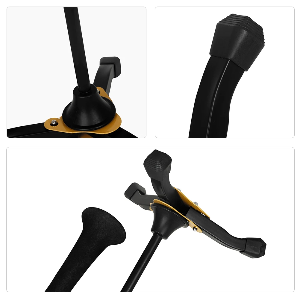 

Saxophone Stand Alto Portable Clarinet Stands Straight Holder Sponge Flute Oboe Baby Wall Mount
