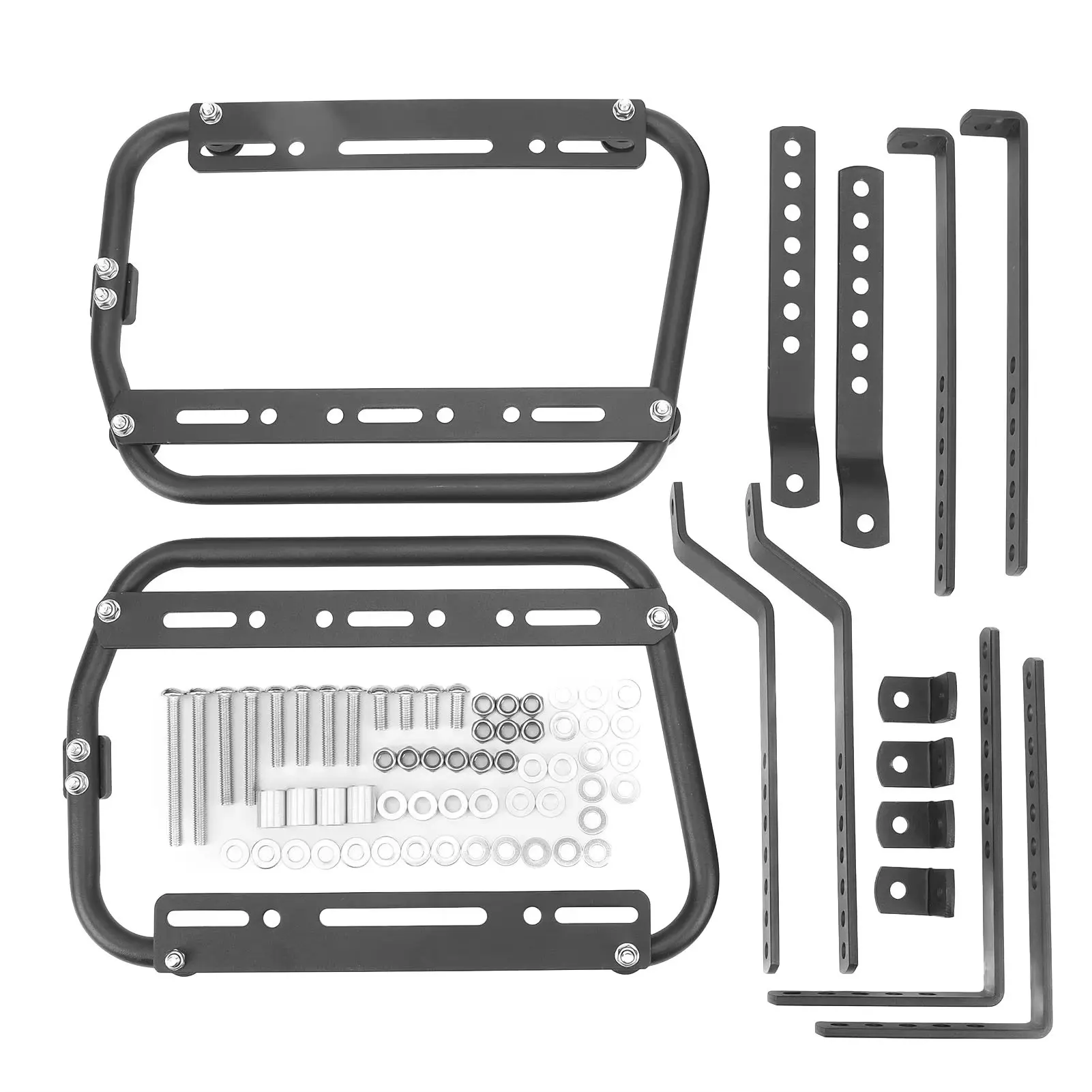 

Motorcycle Side Case Support Racks Aluminium Alloy Saddlebag Rack High Load Capacity Support Brackets Motorcycles Accessories