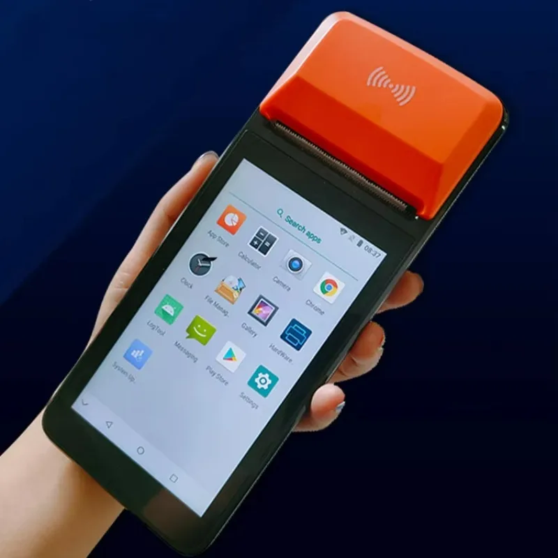 

H5 Offline Touch Screen Mobile Pos Terminal All in One Pos Terminal Machine Handheld Pos with Printer