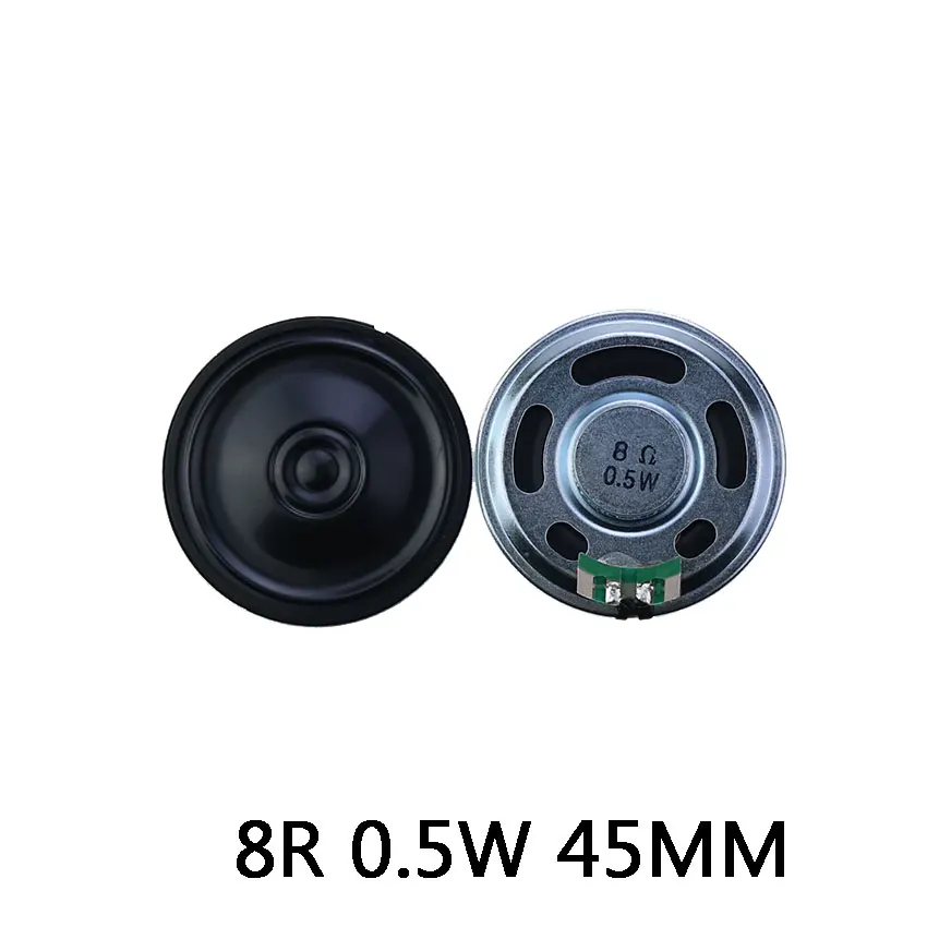 Haut-parleur fin audio électronique, 8/32 ohms, 0.5W, 32R, 0.5W, 8R2W, 8R0.5W, diamètre 23mm, 28mm, 30mm, 36mm, 40mm, 45mm, 57mm, 2 pièces