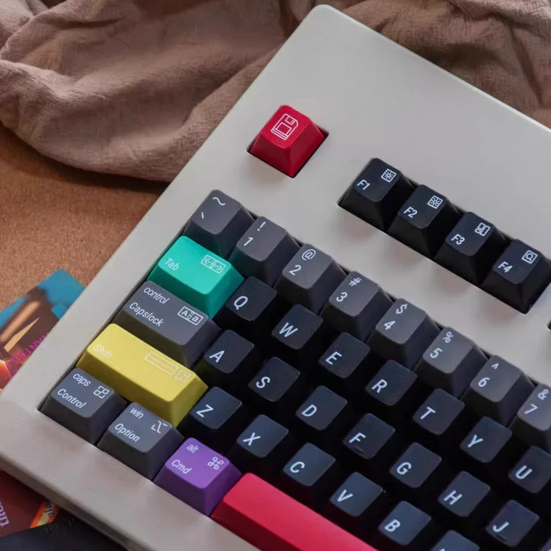 Designer's signal test cherry original height ABS keycap UV printing