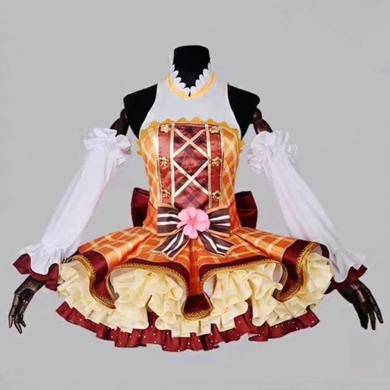 

Аниме! Костюм для косплея Love Live! Косака Хонока: очаровательное платье, униформа SJ, карнавальный костюм, аниме-костюм для Хэллоуина, женский игровой костюм