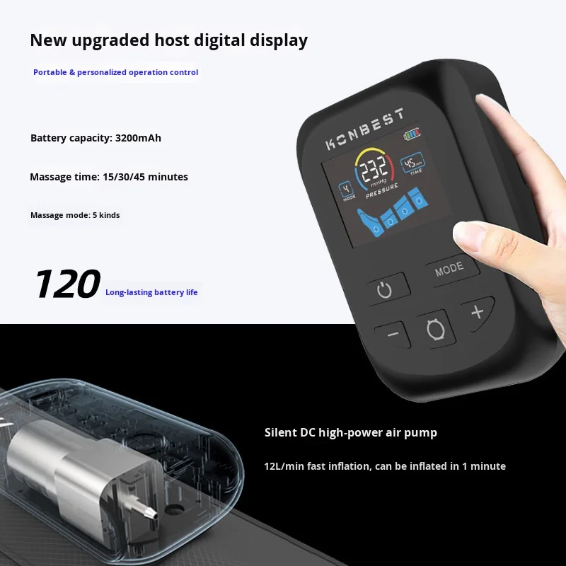 Cross-Border Newly Upgraded Four-Chamber Airbag Leg Massager Home Sports Safety Rehabilitation Wave