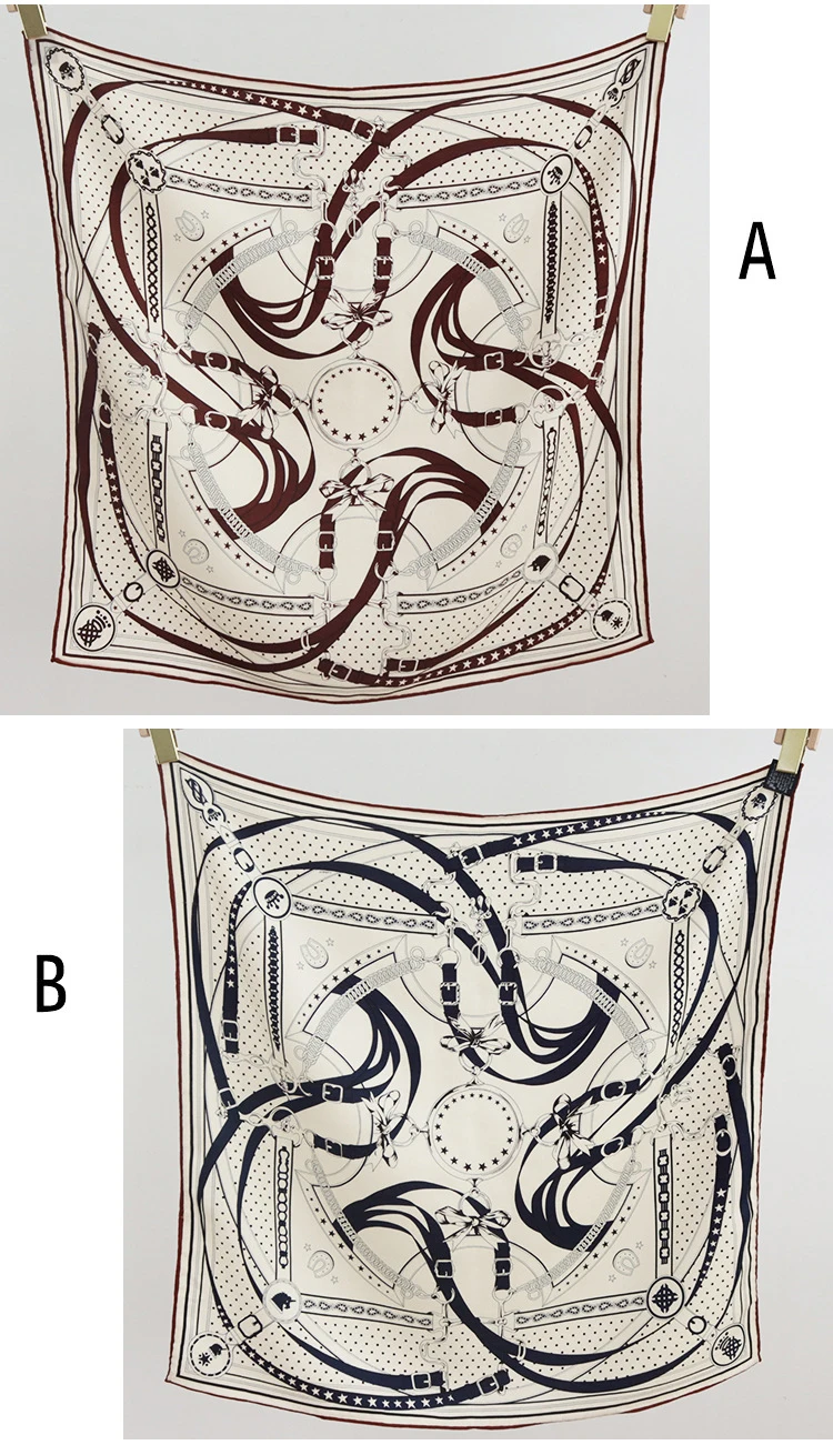 

ab Faced Print Winter Scarf 65CM Rolled Edge Bandanas Shawls Scarves Head Hair Scarfs Belt Bag Accessories Valentine's Day Gift