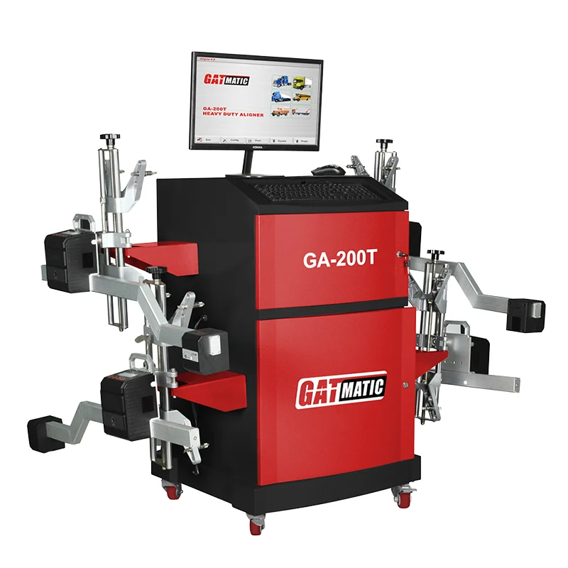 GA-200T Computerized Wheel Alignment Software For Vehicles Trucks-High Precision Sensors 200kg Capacity CE/ISO9001