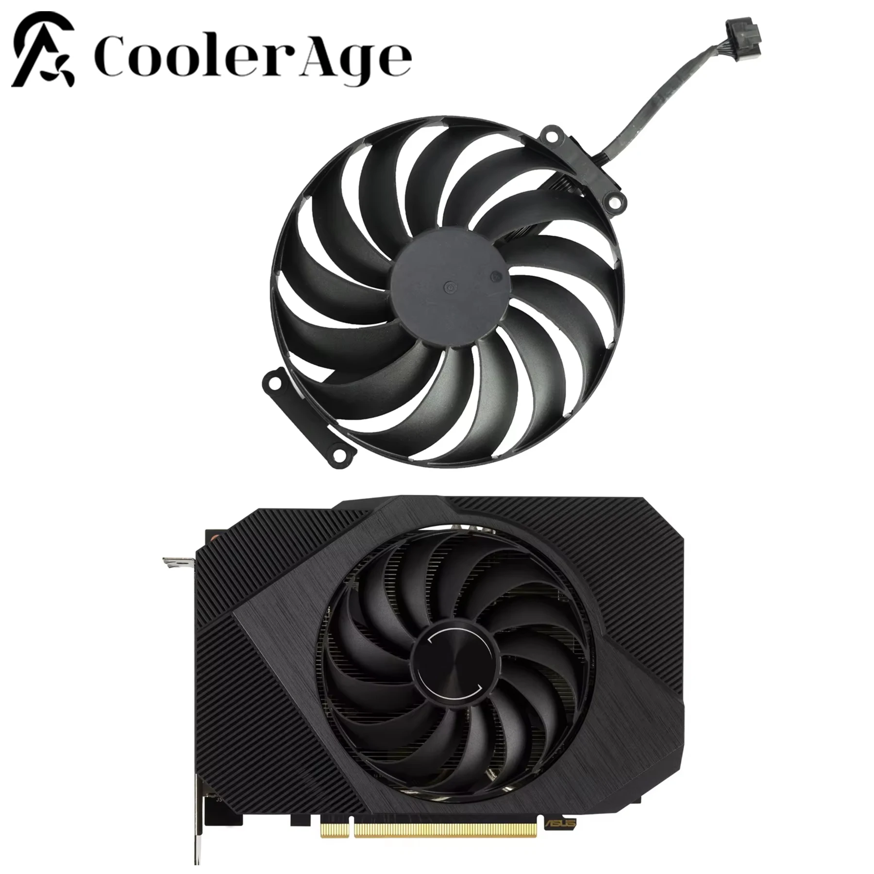 Video Card Fan For ASUS Phoenix RTX 3050 3060 95MM CF1010U12D RTX3050 RTX3060 Graphics Card Replacement Cooling Fan