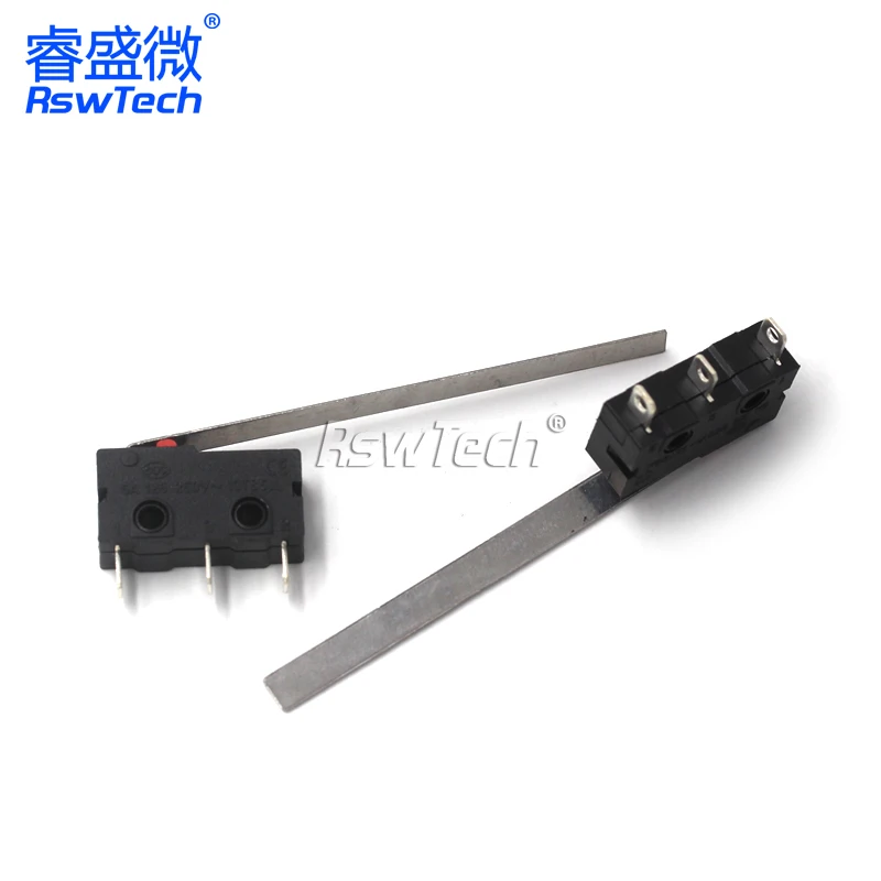 Travel limit switch contact button KW11-3Z-2 KW8 micro switch straight handle three-foot 5A 125V250V