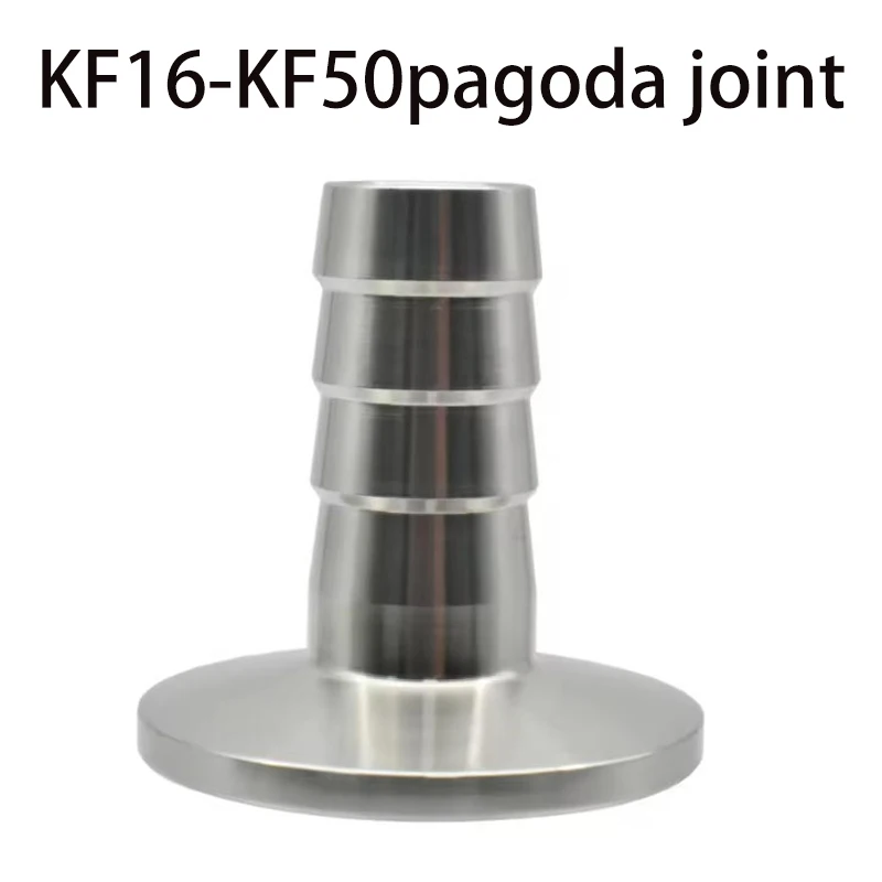 

KF16 KF25 KF40 KF50 Tri Clamp Vacuum Flange Adapter Hose Barb SUS304 Stainless Steel Fitting