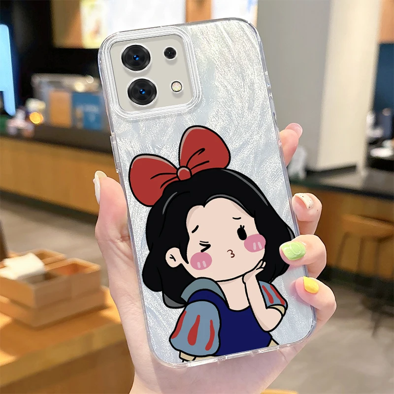 Disney Princess Shine Camlet Case for Xiaomi Redmi Note 13 12 Pro Plus 12S 11S 5G 11 10 9 4G 13C 12C 10C 9C A3 A2 A1 Hard Cover