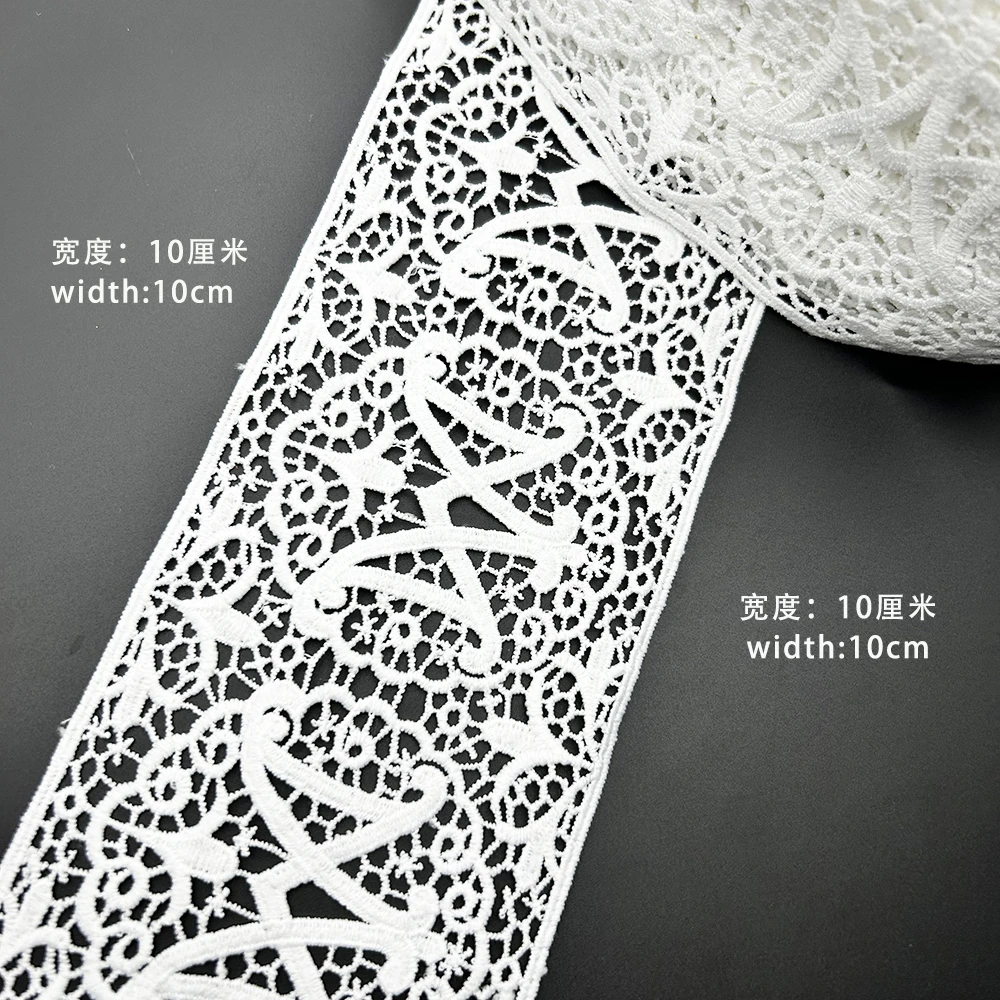 10Yard Cross Lace Fabric High  - đánh giá và giá Embroidery Abaya