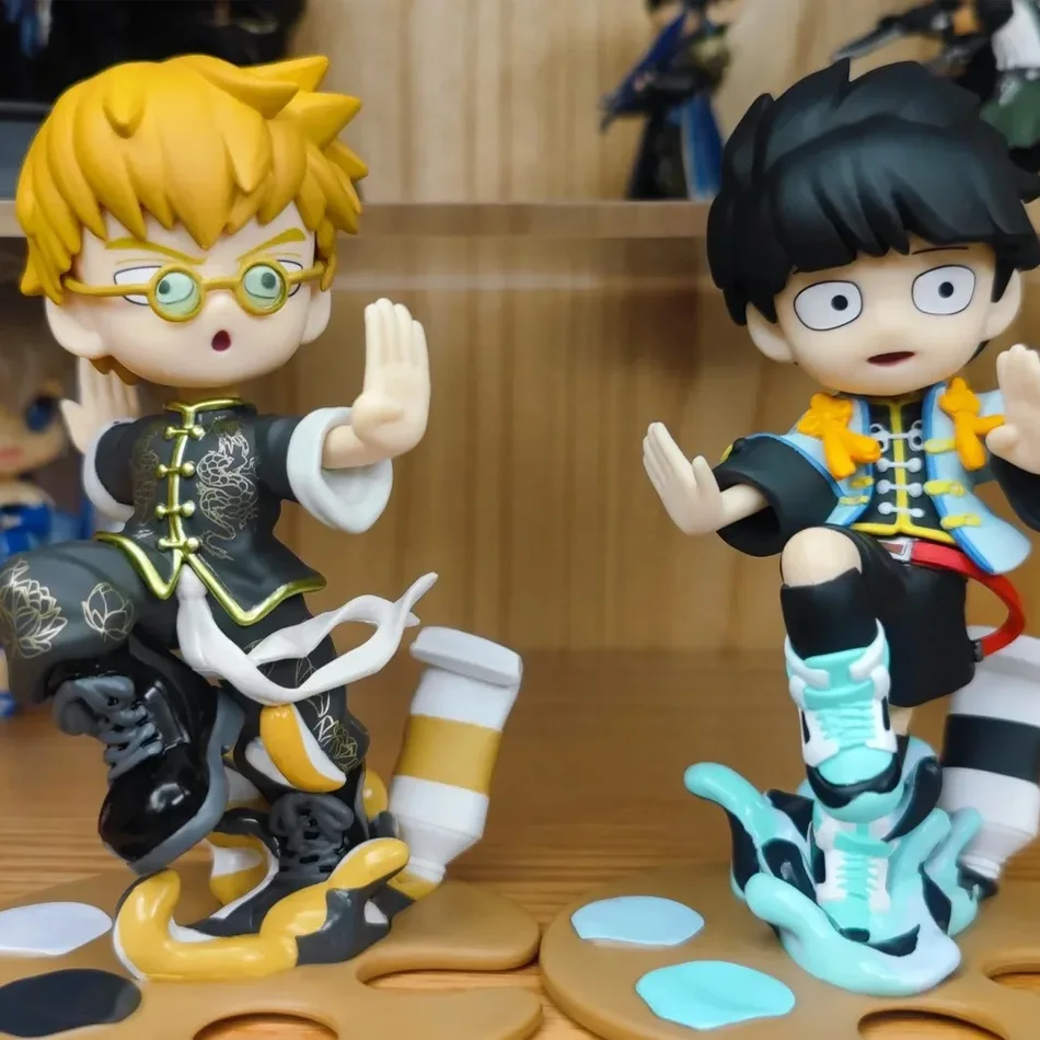 Mob Psycho 100 III Shigeo Kageyama Arataka Reigen Anime-Figur PVC-Modell Spielzeug Original Kawaii Q-Version
