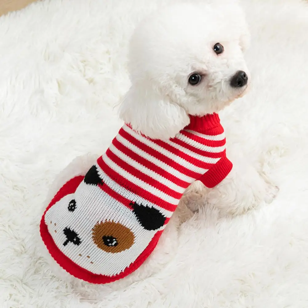 Stylish Dog Sweater Windproof Keep Warm Thickening Winter Dog Cat Two-legged Sweater Clothes