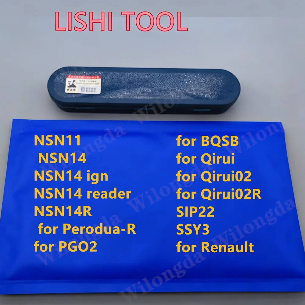 2026 LISHI TOOL 2 in 1 for NSN11/14/14 ign/14 reader/14R for Perodua-R for PGO2 for BQSB for Qirui/02/02R SIP22 SSY3 for Renault