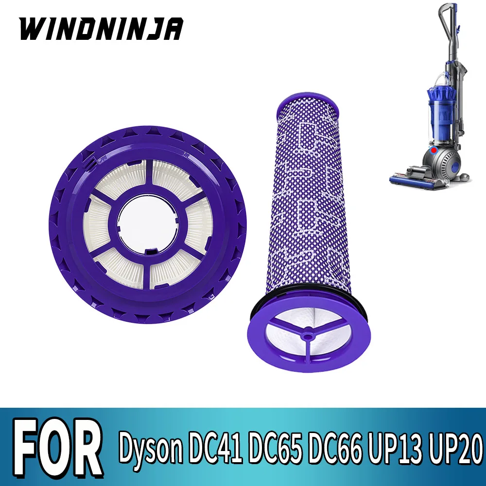 

Сменные фильтры (предварительные и постфильтры) для пылесосов Dyson DC41, DC65, DC66, UP13, UP20 Animal, моющийся комплект HEPA-фильтров