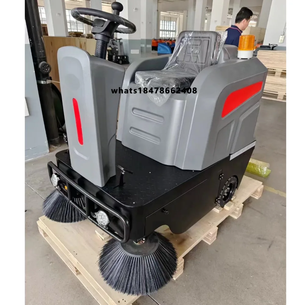SJ1250 Best Selling Battery Ride on Floor Sweeper Machine Road Sweeper for Sale
