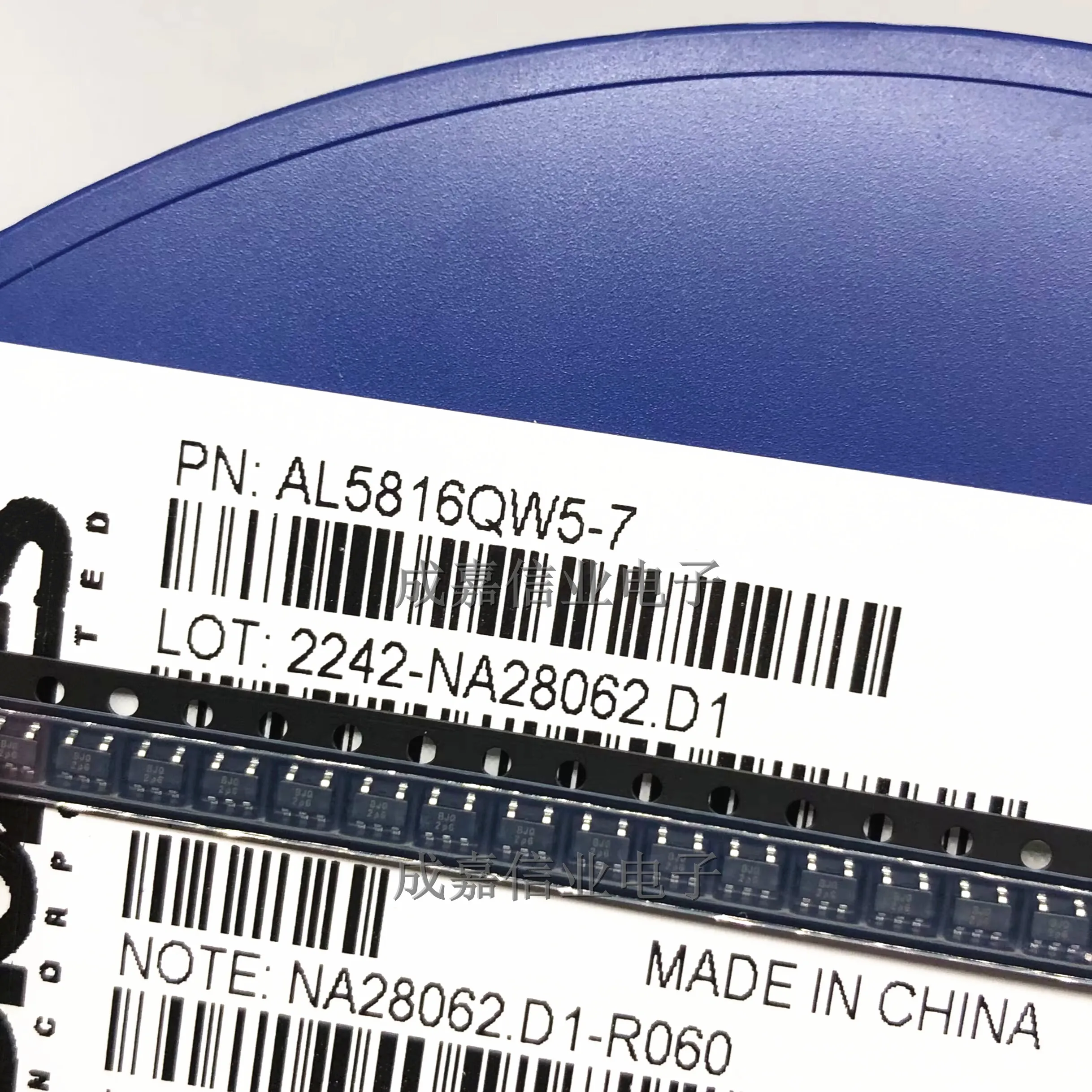 10pcs/Lot AL5816QW5-7 SOT-23-5 MARKING;BJQ LED Lighting Drivers 60V Linear LED Controller Operating Temperature:- 40 C-+ 125 C