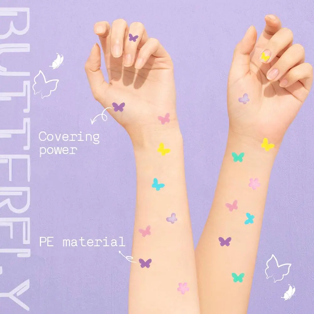 120Pcs Butterfly Shape Acne Pimple Patch Stickers Blemish Spot Concealer Cover 0.1mm Acne Treatment Pimple Remover Skin Care