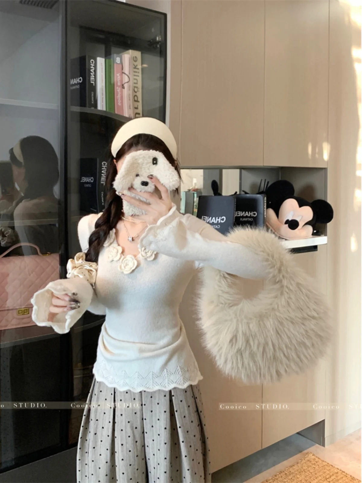 

Свитера Джемперы Пуловеры Женская осенняя новая женская одежда Свободные псевдо-двойки Ежедневно BF Y2K Стильный Современный Модный для поездок на работу