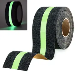 Anti Slip Luminous Tape Adhesive Warning Tape Glow in Dark Safety Track Tape Skid Tape For Stair Treads