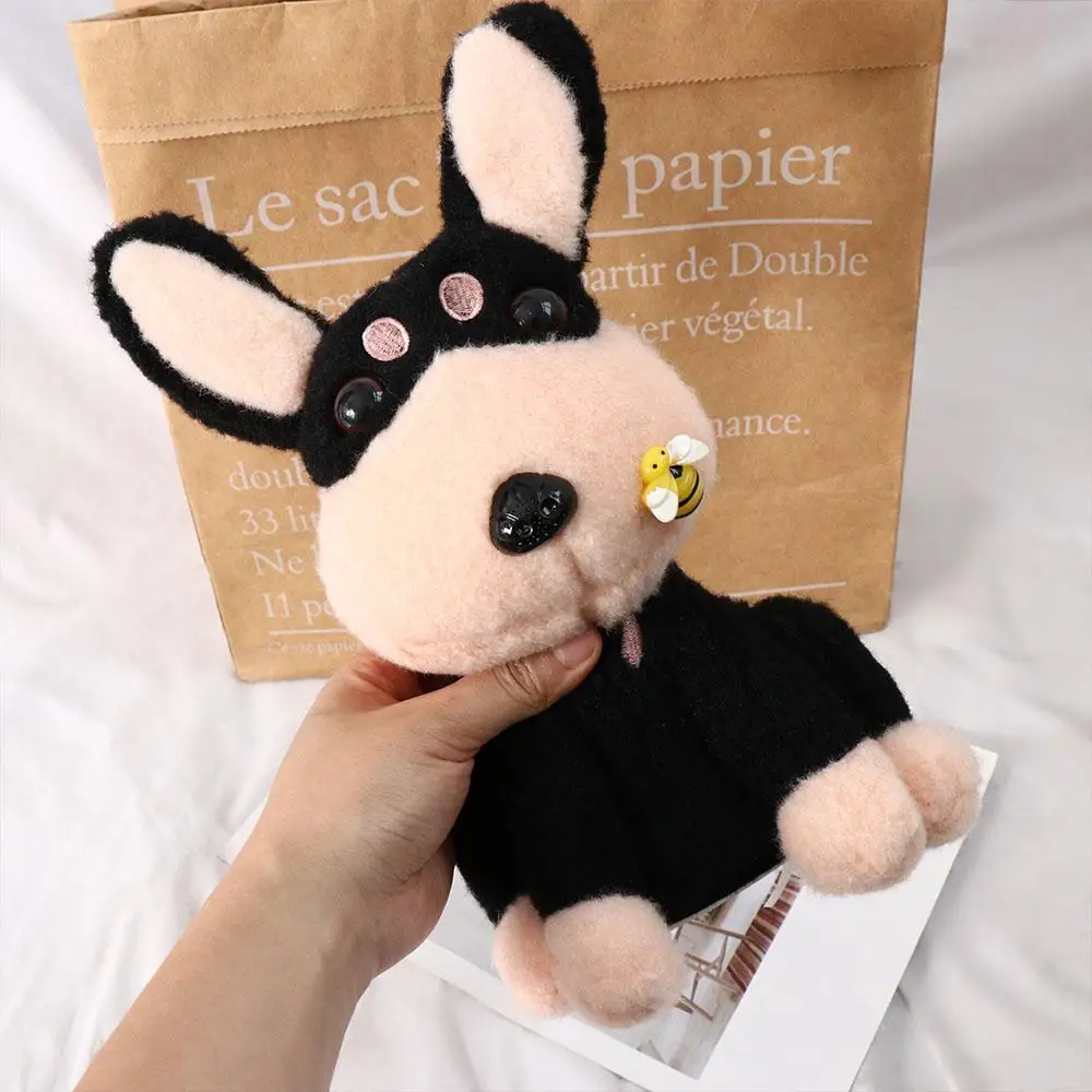 Black Dog Electric Bee Dog Recording Can Bark Electric Bee Puppy 25cm Learn To Talk Stung By Bees Dog Syuffed Christmas Gift