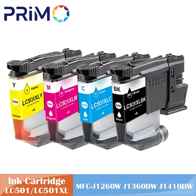 

Чернильный картридж LC501 LC501XL для Северной Америки для Brother MFC-J1260W MFC-J1360DW MFC-J1410DW MFC J1260W J1360DW J1410DW