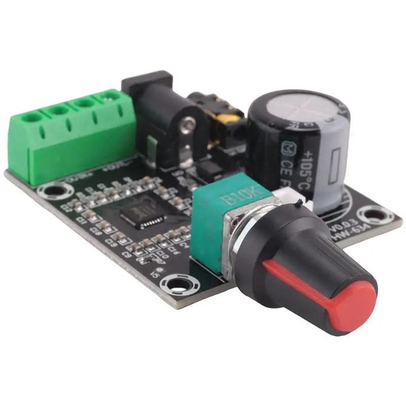 A25P 10X PAM8610 Placa amplificadora estéreo de Audio Digital puro de doble canal DC 12V HD Clase D 15W X 2 Módulo amplificador de alta potencia