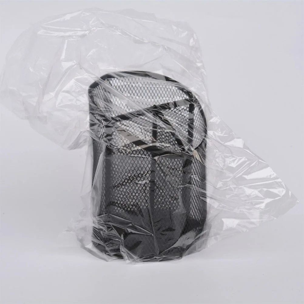 

Black Metal Pencil Container Creative Pen Holder Desktop Organizer Storage Cup for Office Home Desk Pencil Container