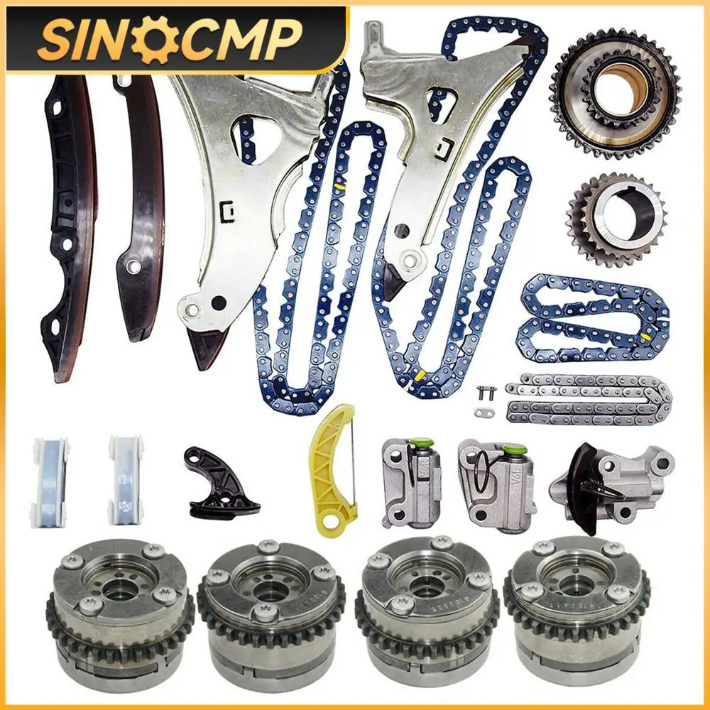 1set Exhaust & Intake Camshaft and Timing Chain Kit For EA897(CVMD) 3.0T 2015-2025 059109012EM 059109011CT 059109011DA