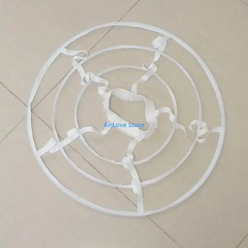 T4MD Dames 3 Hoops Panner Petticoat Hollow Out Birdcage Rok Wedding Bridal