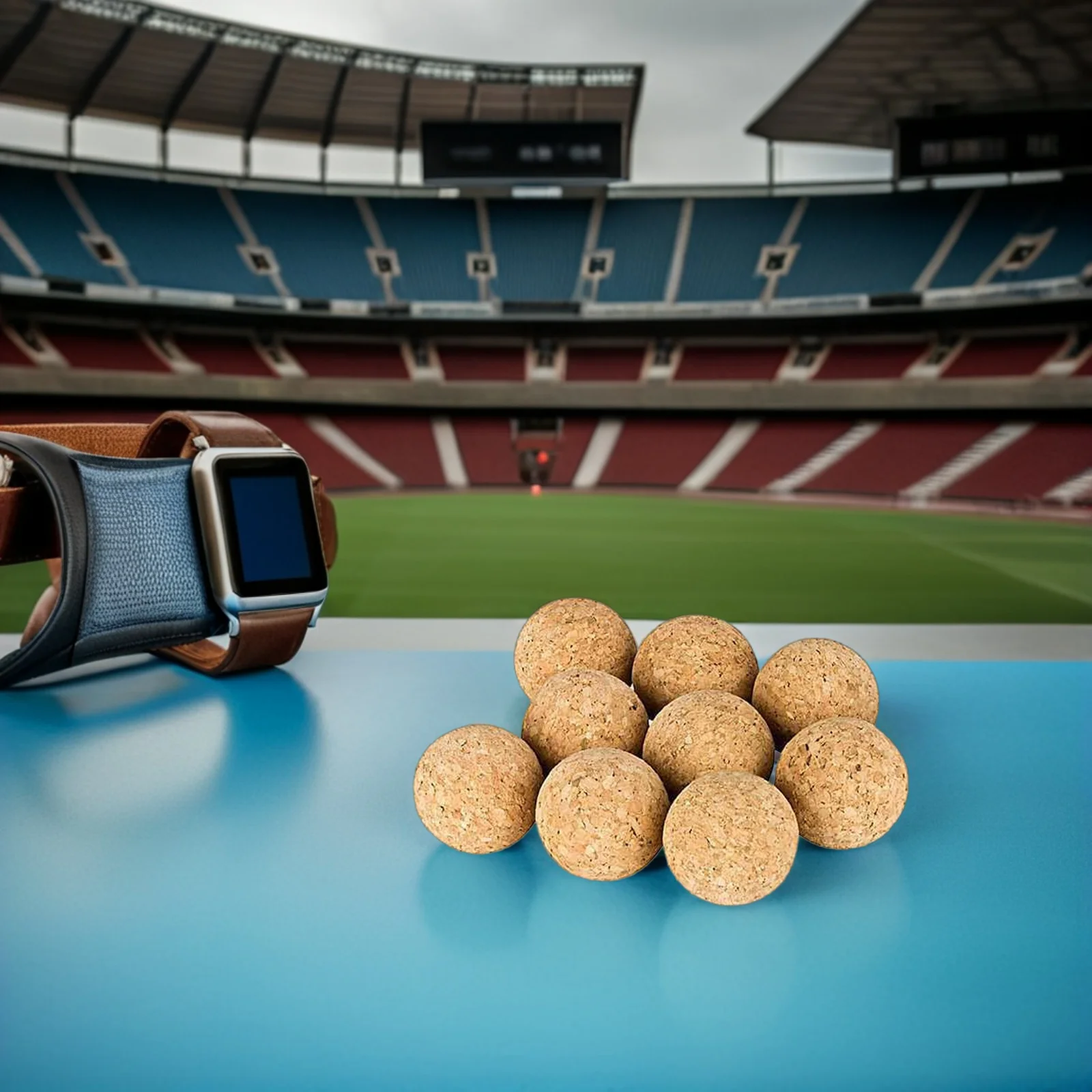 10 Uds. Pelotas de futbolín de madera para mesa de fútbol, repuesto de tamaño estándar, futbolín de fútbol, futbolín