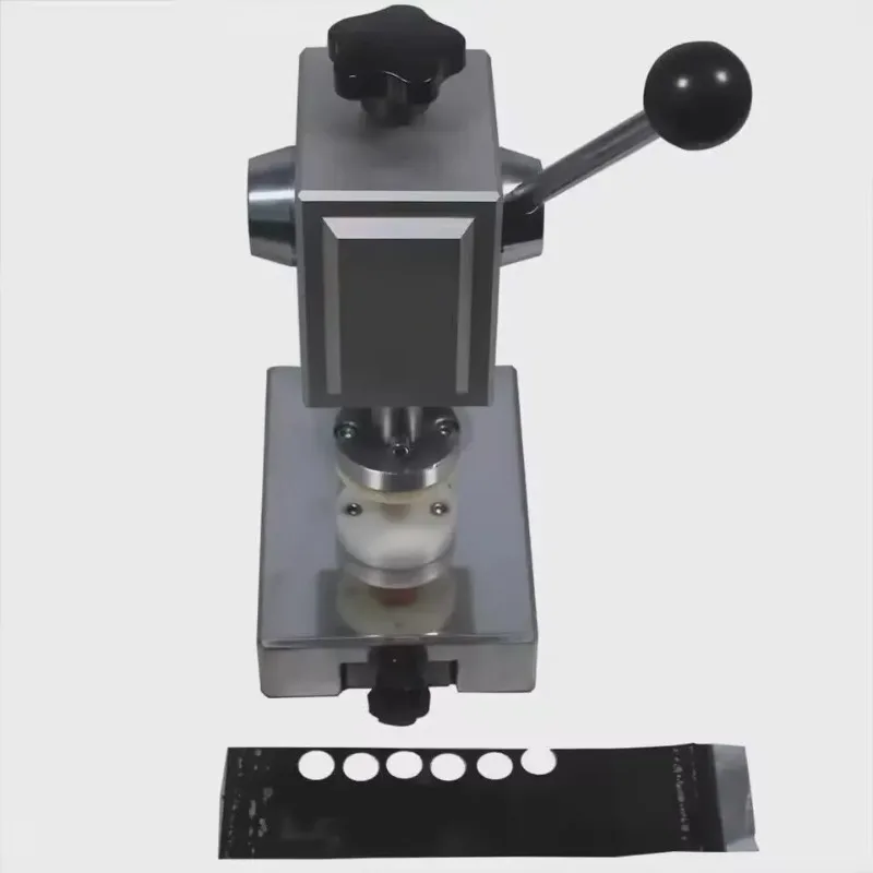

Button battery electrode cutting machine disc punching machine with customized 13mm 16mm 19mm 20mm four piece mold