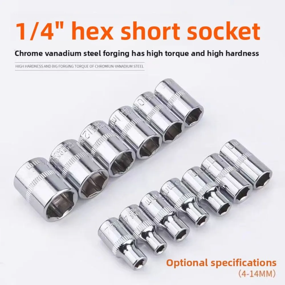 

Набор из 12 торцевых ключей из углеродистой стали с трещоткой для обслуживания автомобилей, мотоциклов и велосипедов, незаменимый набор инструментов для авторемонта