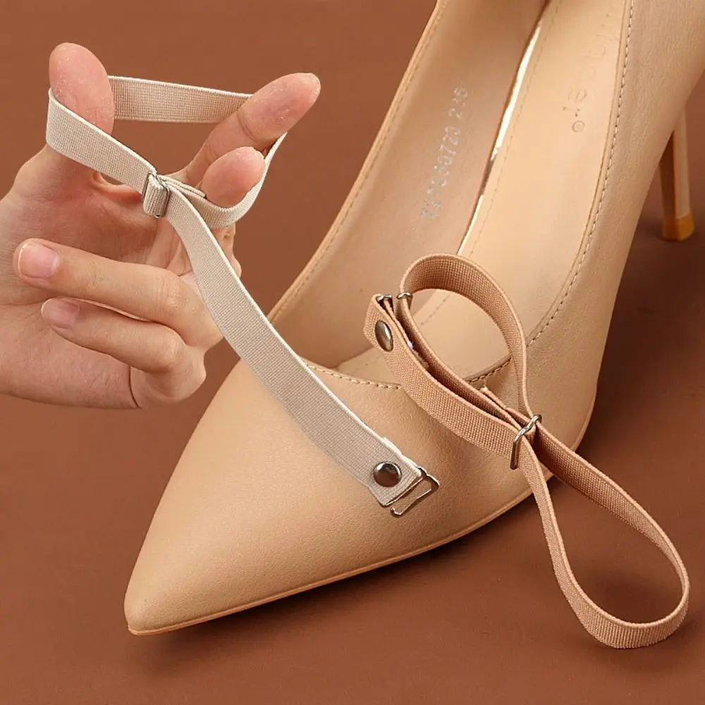 

3 Pairs Wholesale Decorations High Heels Holding Anti-skid Straps Elastic Shoelaces Safety Shoe Belt Bundle Shoelace
