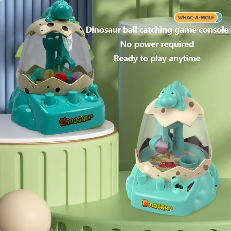 

Dinosaur Egg Claw Machine Toy Interactive Fun Game for Kids with LED Lights