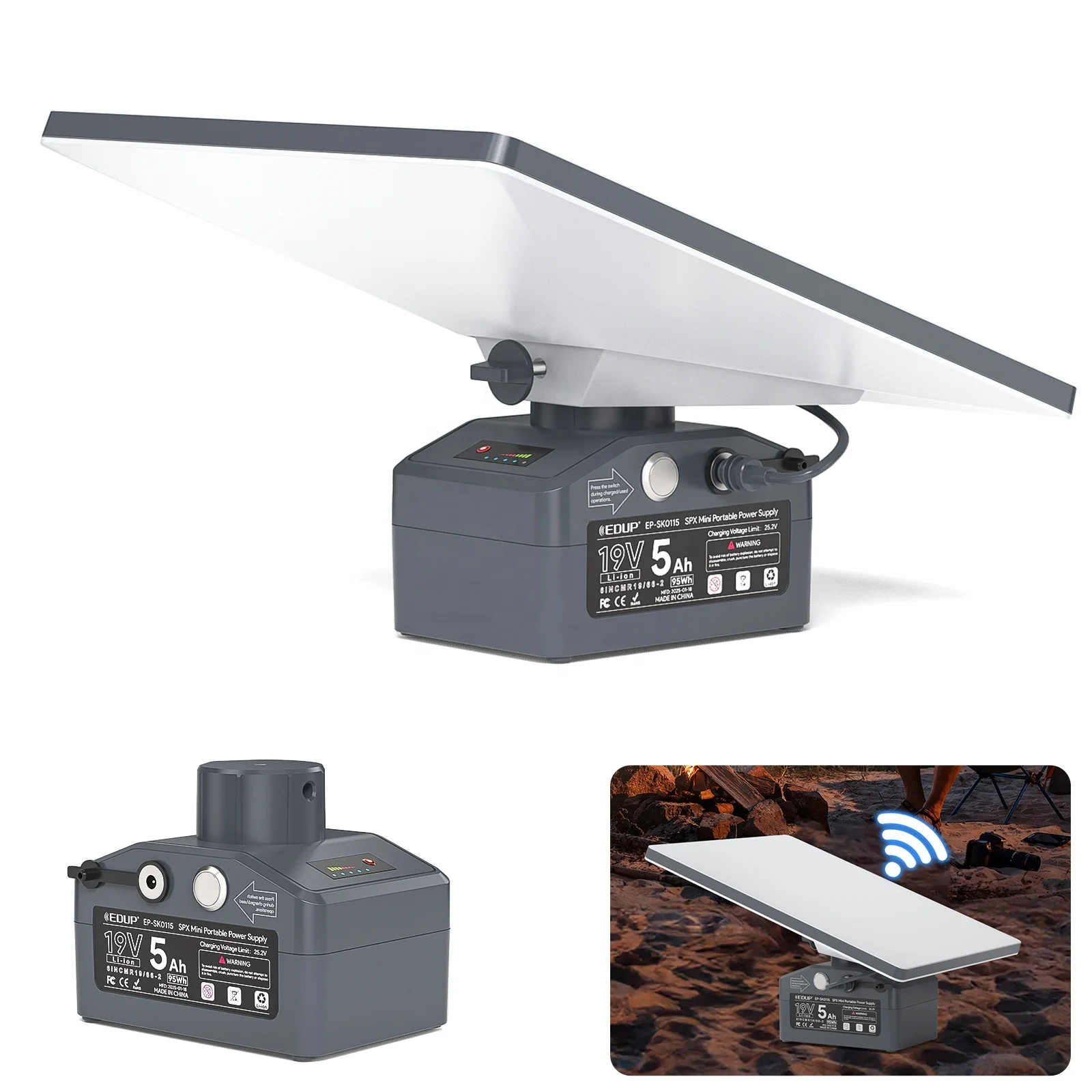 EDUP حصري Starlink Mini SK0115 95W SPX Mini مصدر طاقة محمول بطارية محمولة قوة البنك مع وقت عمل طويل مستقر