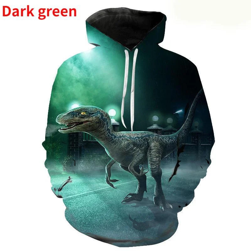 Men and Women Jurassic Park 3d Printing Hoodie Sweatshirt Fashion Casual Hoodie Pullover Harajuku Movie Tops