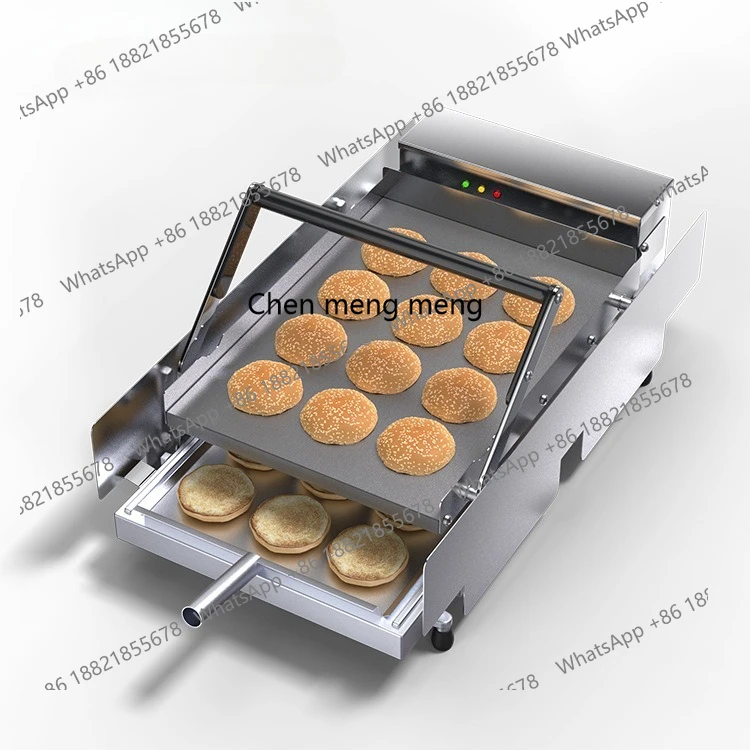 

Commercial Small Automatic Baking Machine Double Layer Baking Machine Heating Burger Shop Machine Equipment
