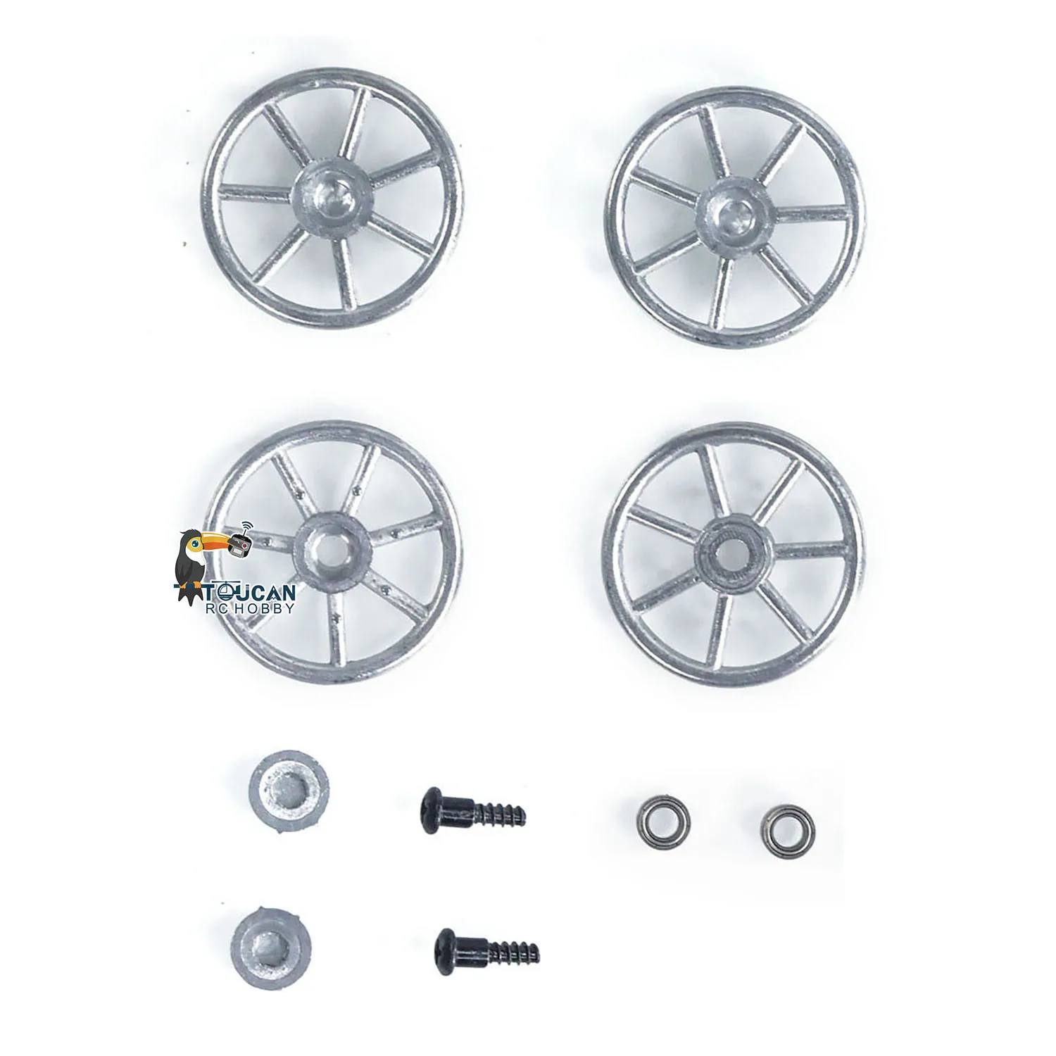 Pezzi di ricambio 1 paio di tenditori in metallo Accessori per giocattoli Heng Long 1/16 RC Battle Tank German Tiger I 3818 TH23175