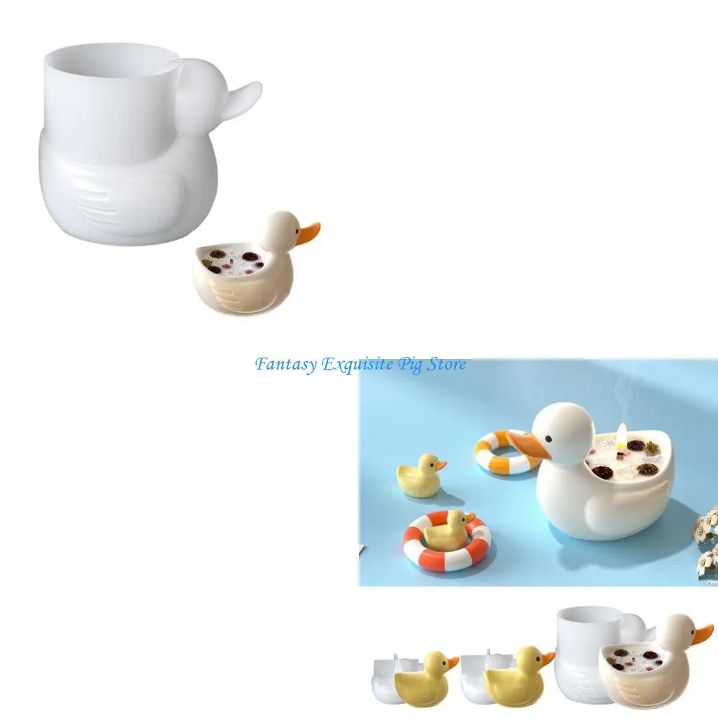 

Многофункциональная гибкая силиконовая форма для утиных подсвечников портативные для ремесленных принадлежностей и праздничных