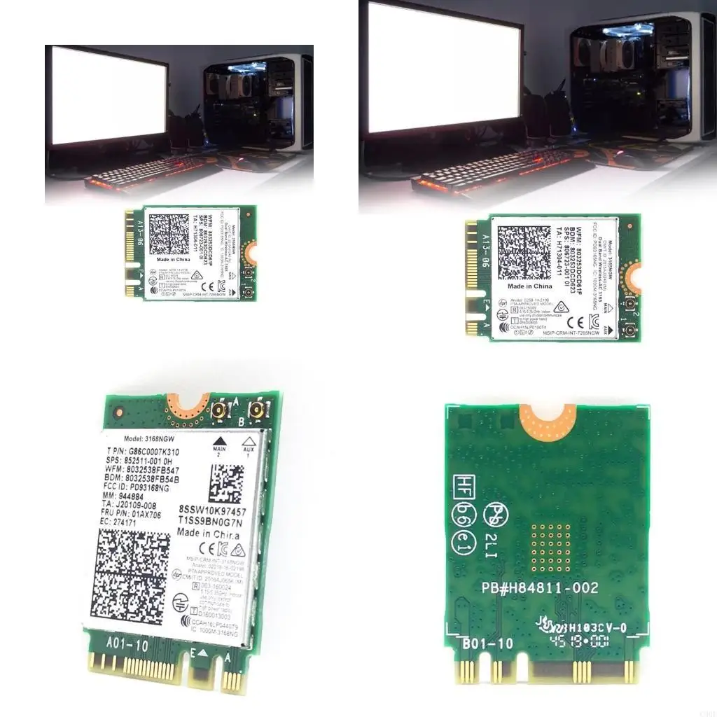 

C90F Dual-Band 3165NGW 600M Card Wifi NGFF WirelessAC 3165 Dual band