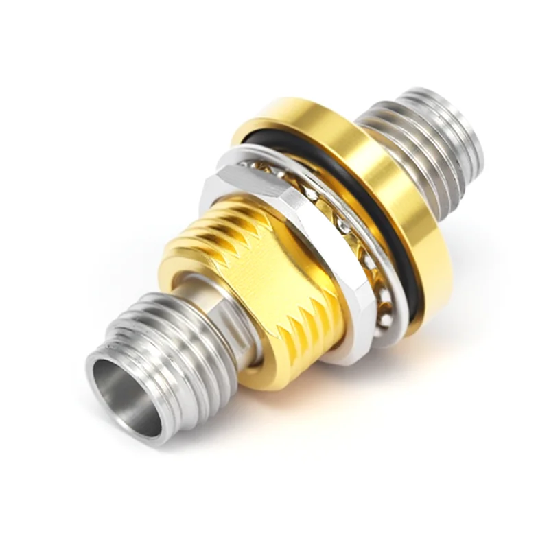 

2.4Mm female head to 2.4mm female head through plate flange sealing adapter Stainless steel DC-50GHz RF adapter