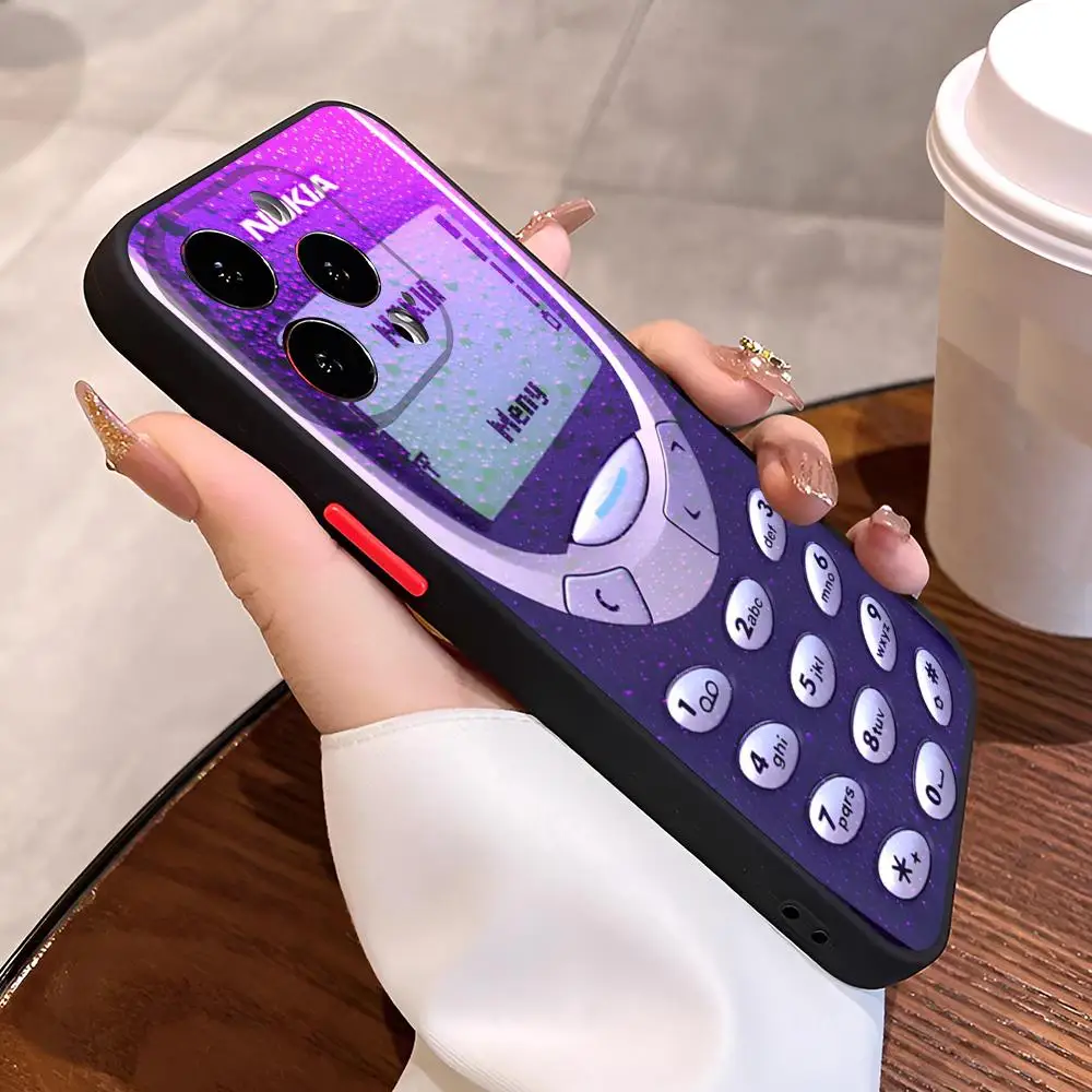 الرجعية الحنين ل N-Nokias جراب هاتف آيفون 16 15 14 13 12 11 برو ماكس زائد البسيطة الجلد يشعر جراب هاتف #2