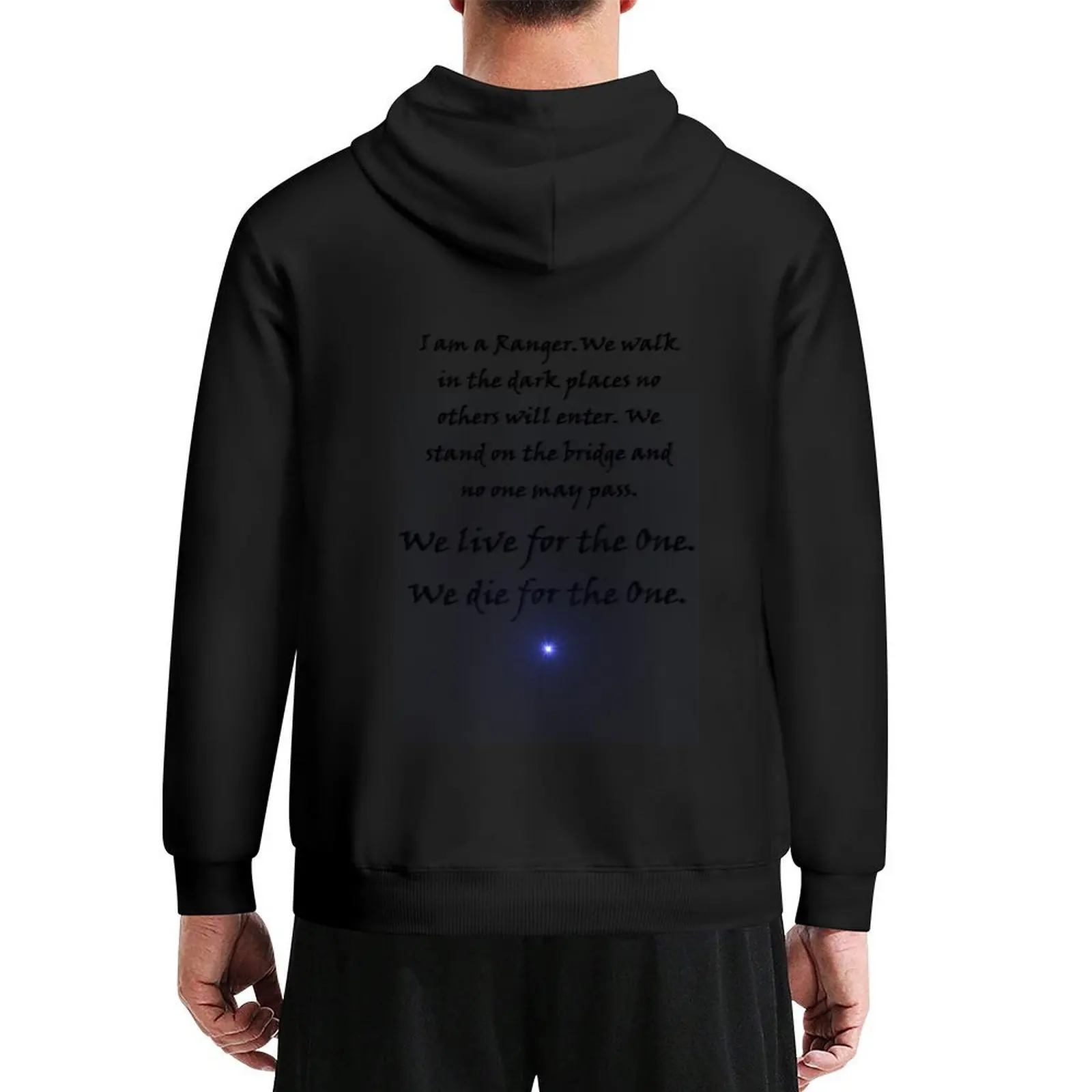

Ranger Oath from Babylon 5 (whitevbackground) Hoodie anime clothes men wear men's sweat-shirt hoodie men