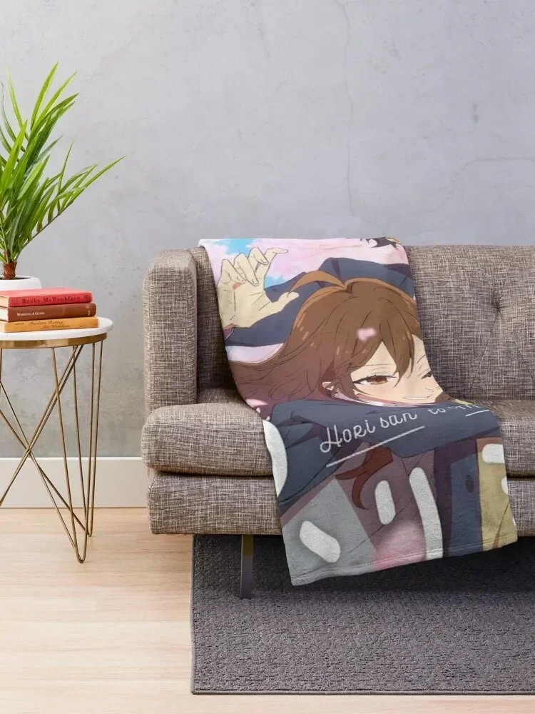 HoriMiya Anime Throw Blanket