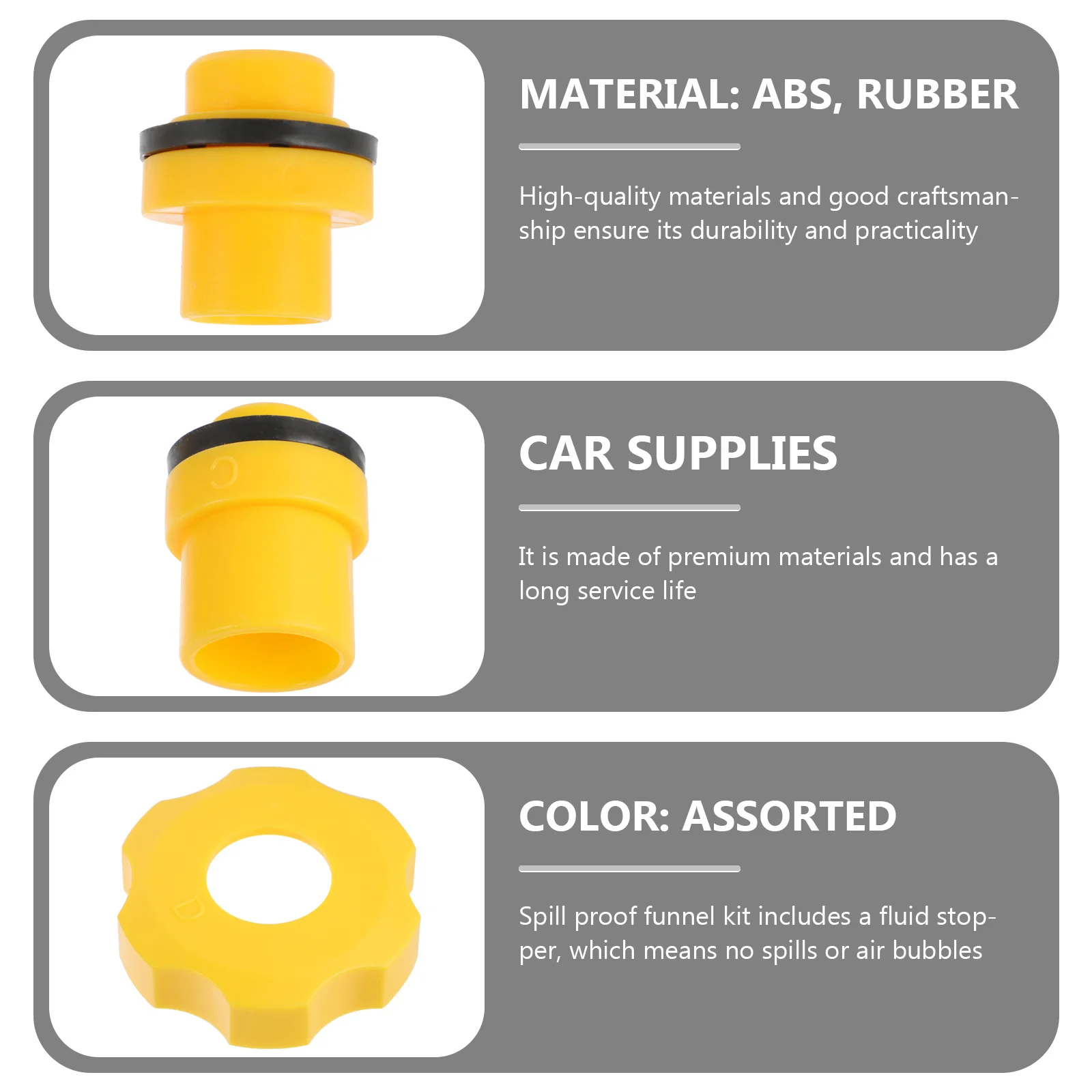 1Set Radiator Filling Kit Premium Coolant Funnel Tool No Spill Design for Efficient Coolant Bleed and Refill Works with