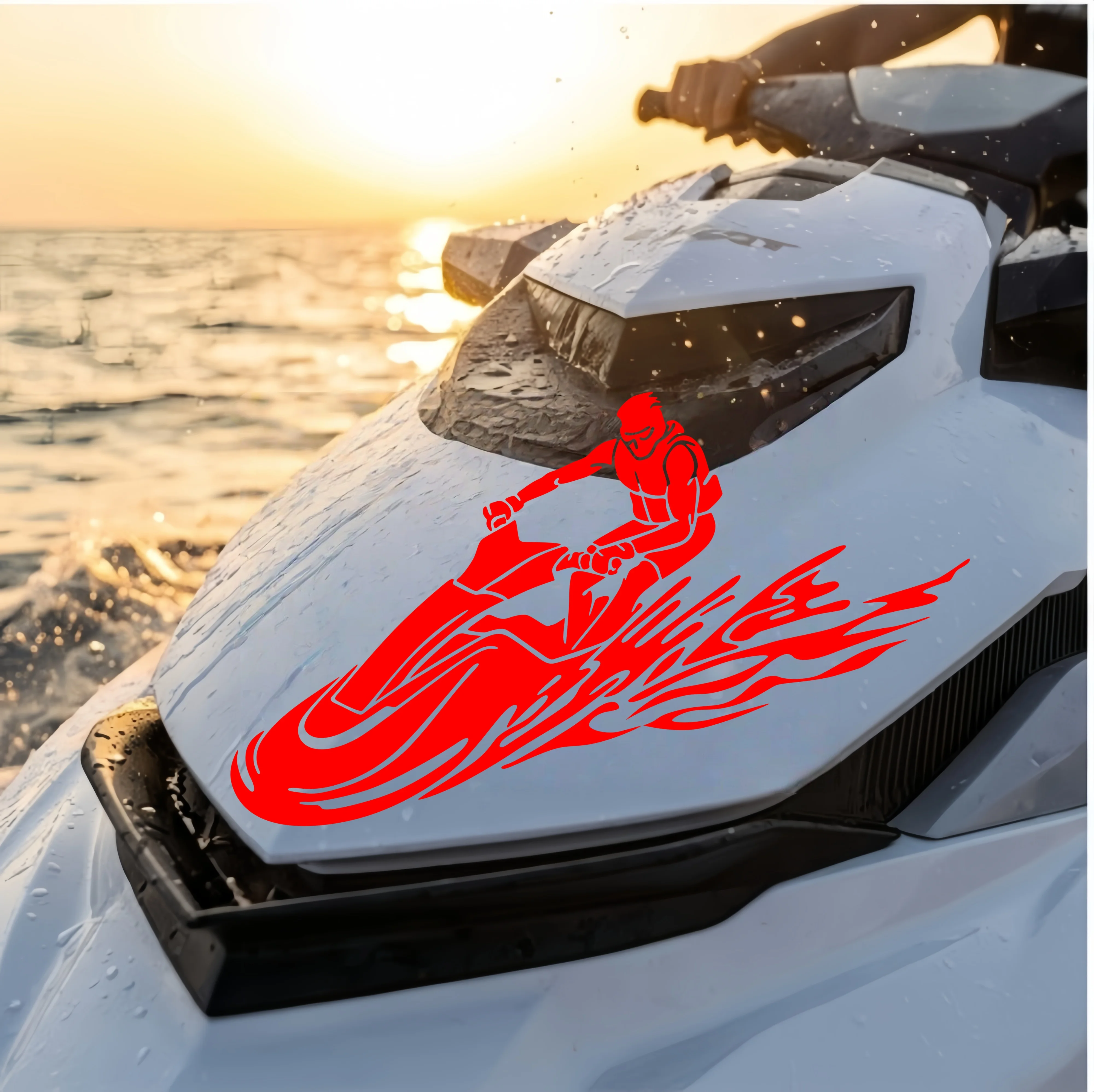 JetSki Stickers Motor boat Sticker Waverunner GP FX VX FC Riding Vinyl Decal RXP RXT GTI Spark GTX Accessories for SEADOO view 3
